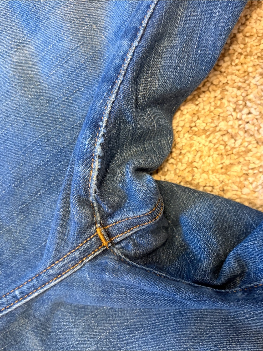 Madewell High-Rise Skinny Jeans in Dark Blue Wash - Picture 7 of 7